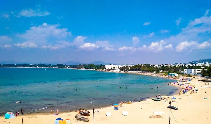 Plage principale de Hammamet